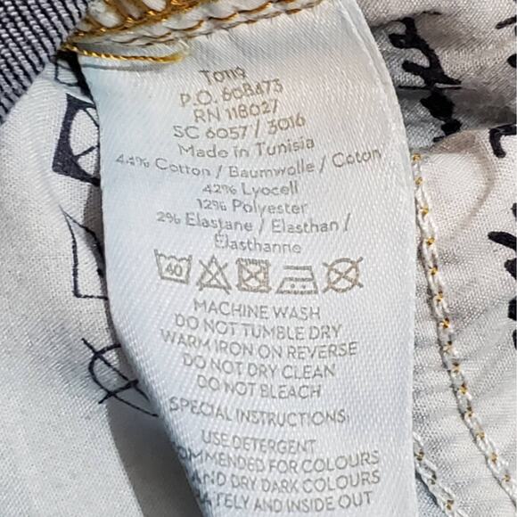 Boden Mayfair Modern Skinny Mid Rise Dark Wash Jeans2R - Picture 3 of 6